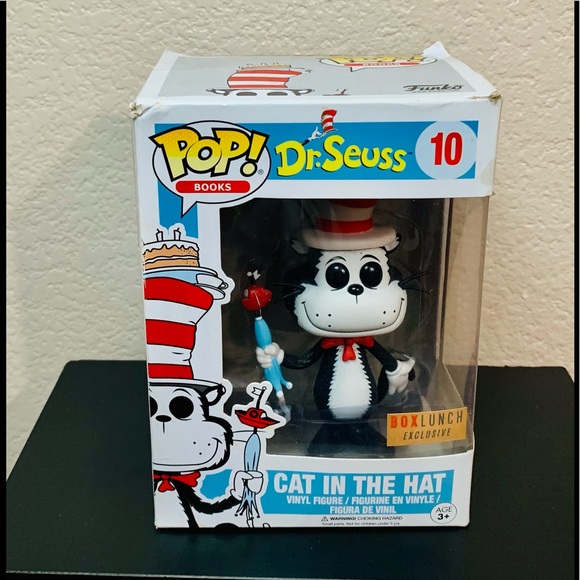 Funko Dr. Seuss The Cat In The Hat Vinyl Figure NEW - Picture 1 of 7